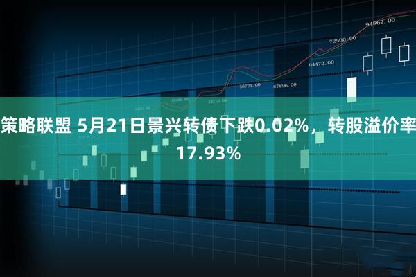 策略联盟 5月21日景兴转债下跌0.02%，转股溢价率17.93%